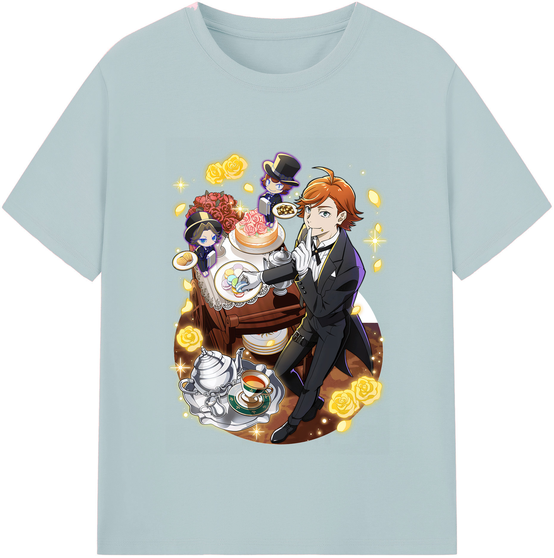 （画像用） 文豪ストレイドッグス Bungo Stray Dogs 綿100％半袖Tシャツ（フロントプリント）
